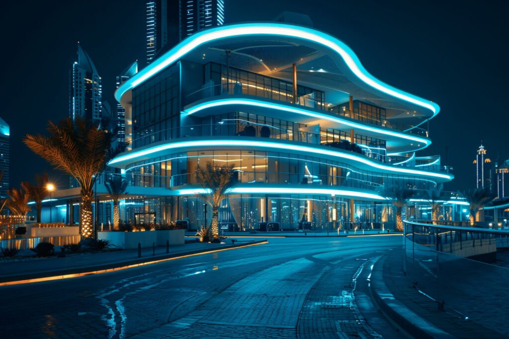 Facade lighting in dubai