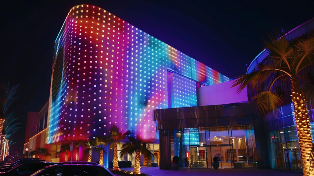 Facade Lighting Installation in Dubai