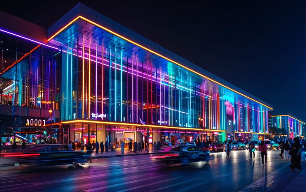 Facade Lighting Installation in Dubai
