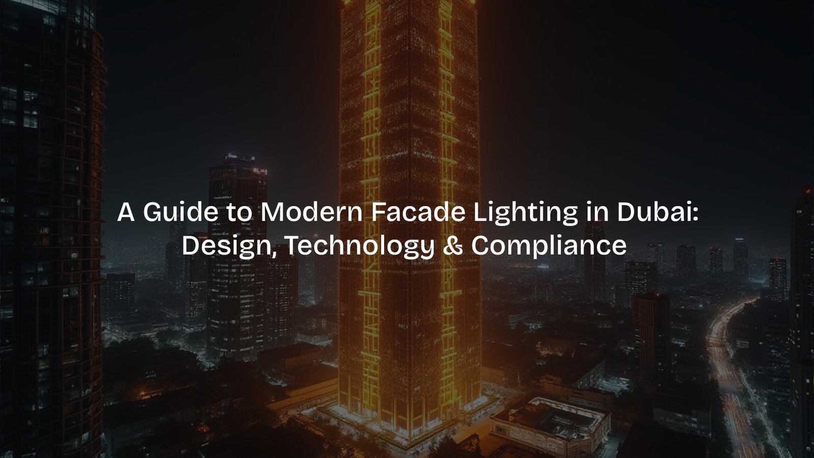 A Guide to Modern Facade Lighting in Dubai: Design, Technology & Compliance