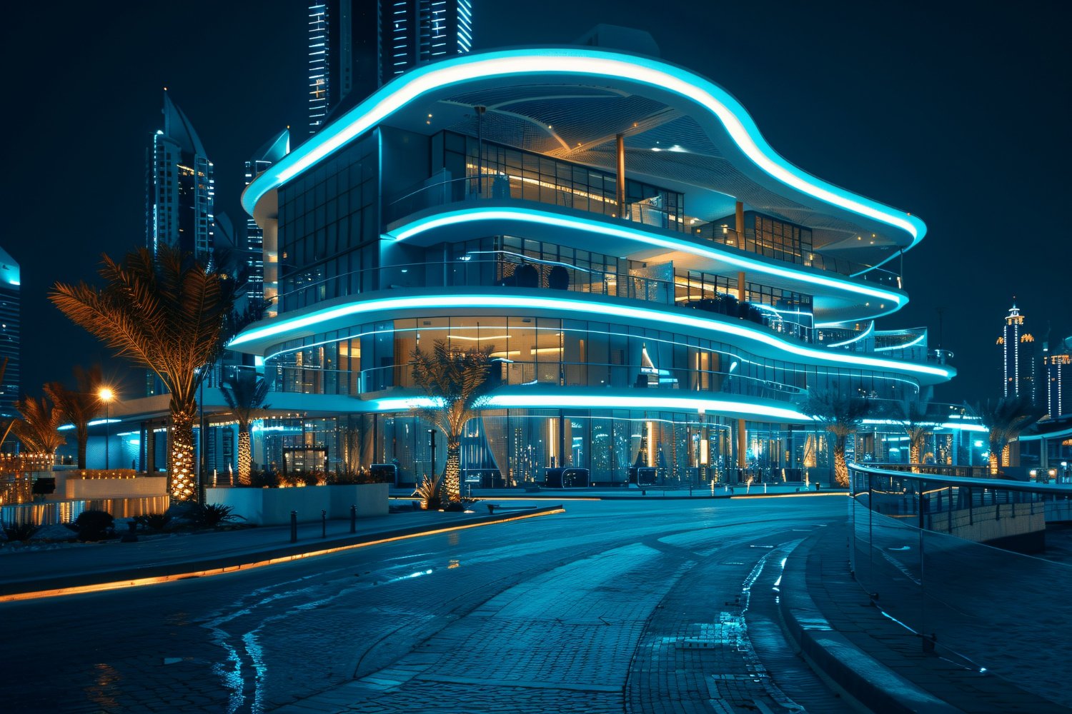 Best Facade Lighting Solutions delivering uniform brightness across a multi-story facade